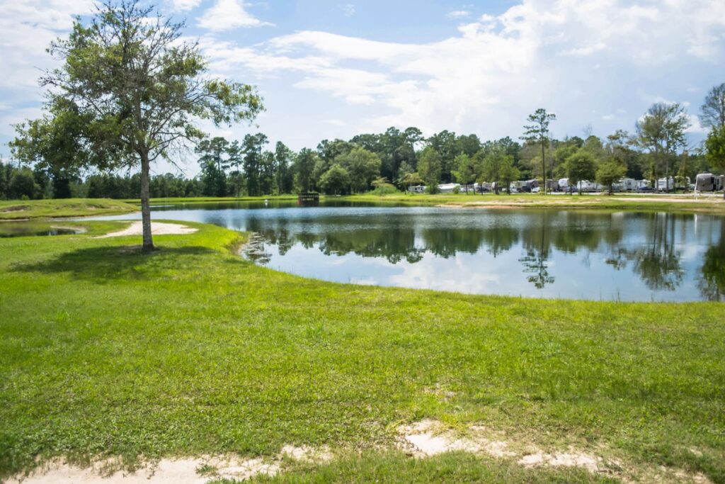 Monthly RV park campground near Lake Charles Louisiana